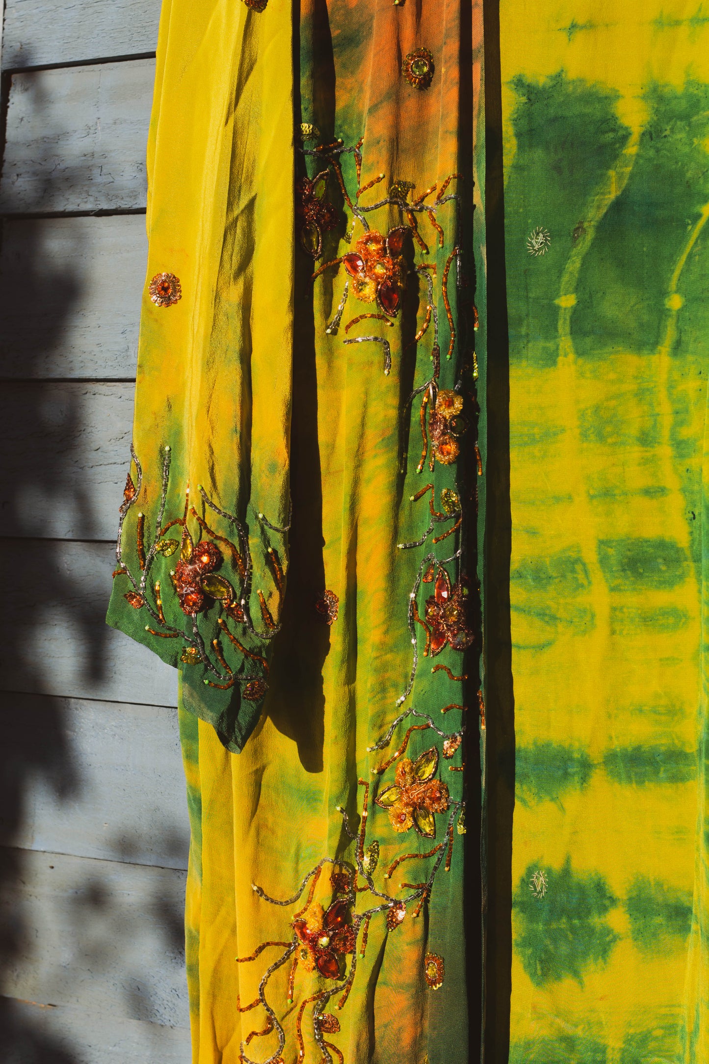 Vintage Silk Sari Kimono