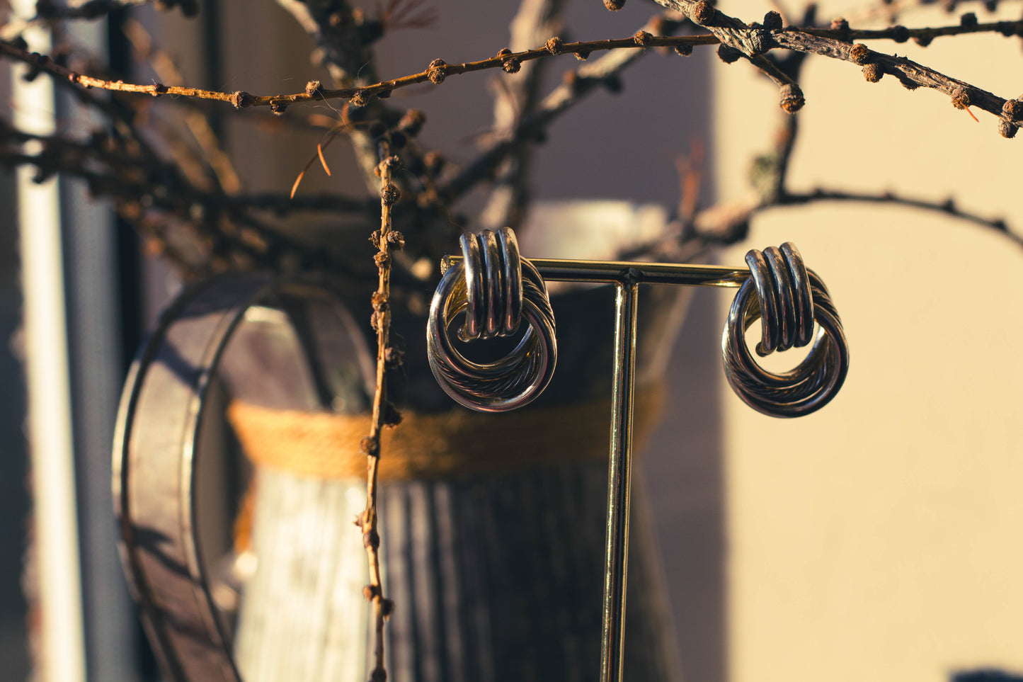 Vintage Sterling Silver Earrings