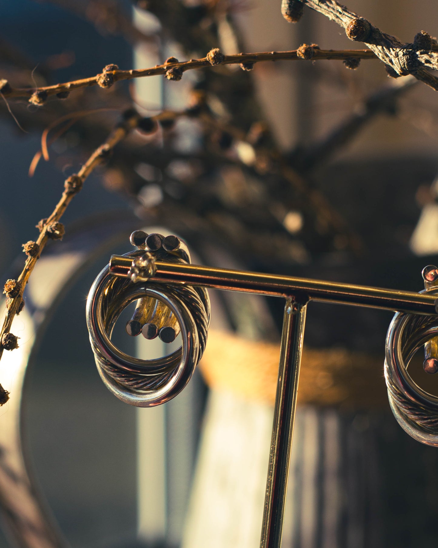 Vintage Sterling Silver Earrings