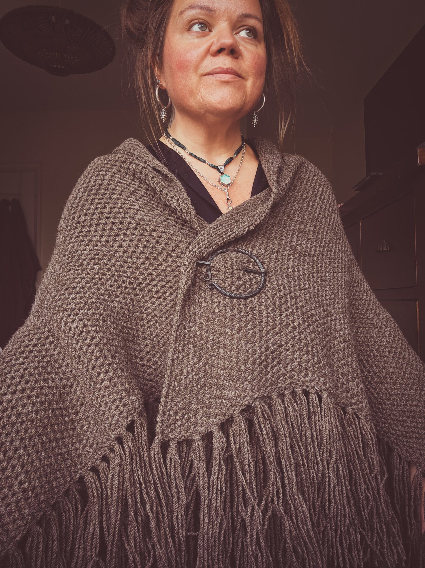 Highland Shawl With Tassels
