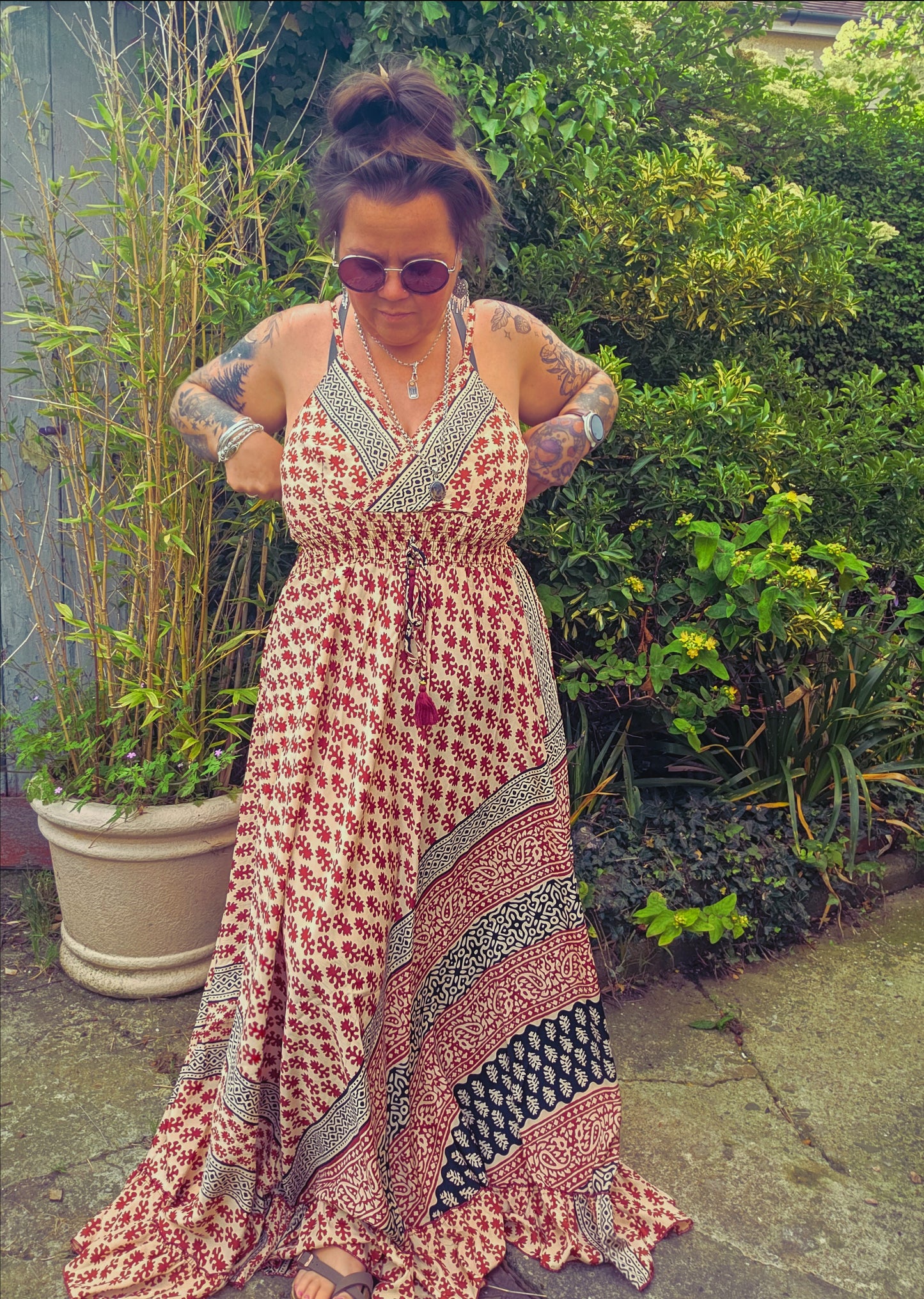 Blockprint Style Maxi