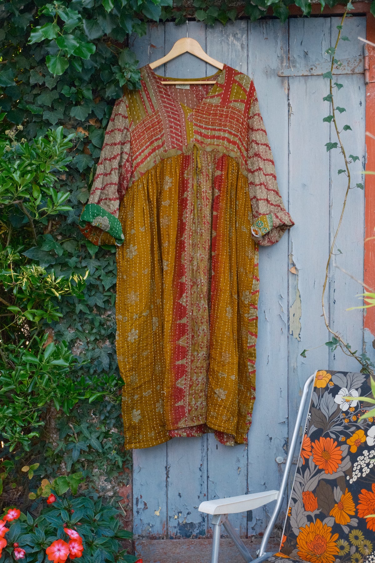 Overdyed Kantha Dress