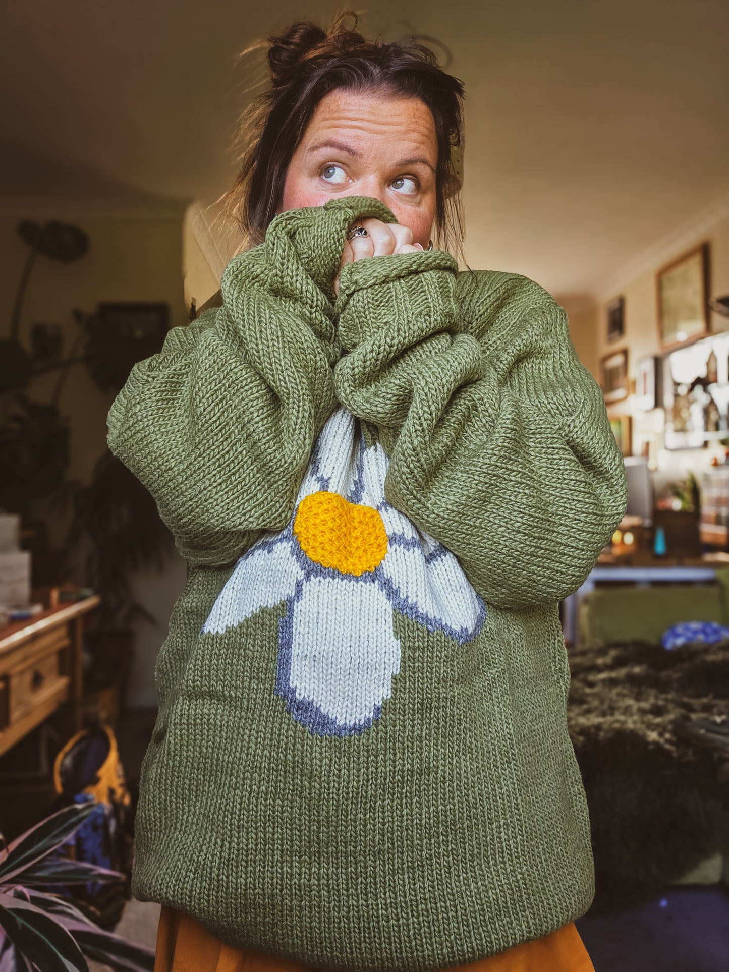 Wool Daisy Jumper