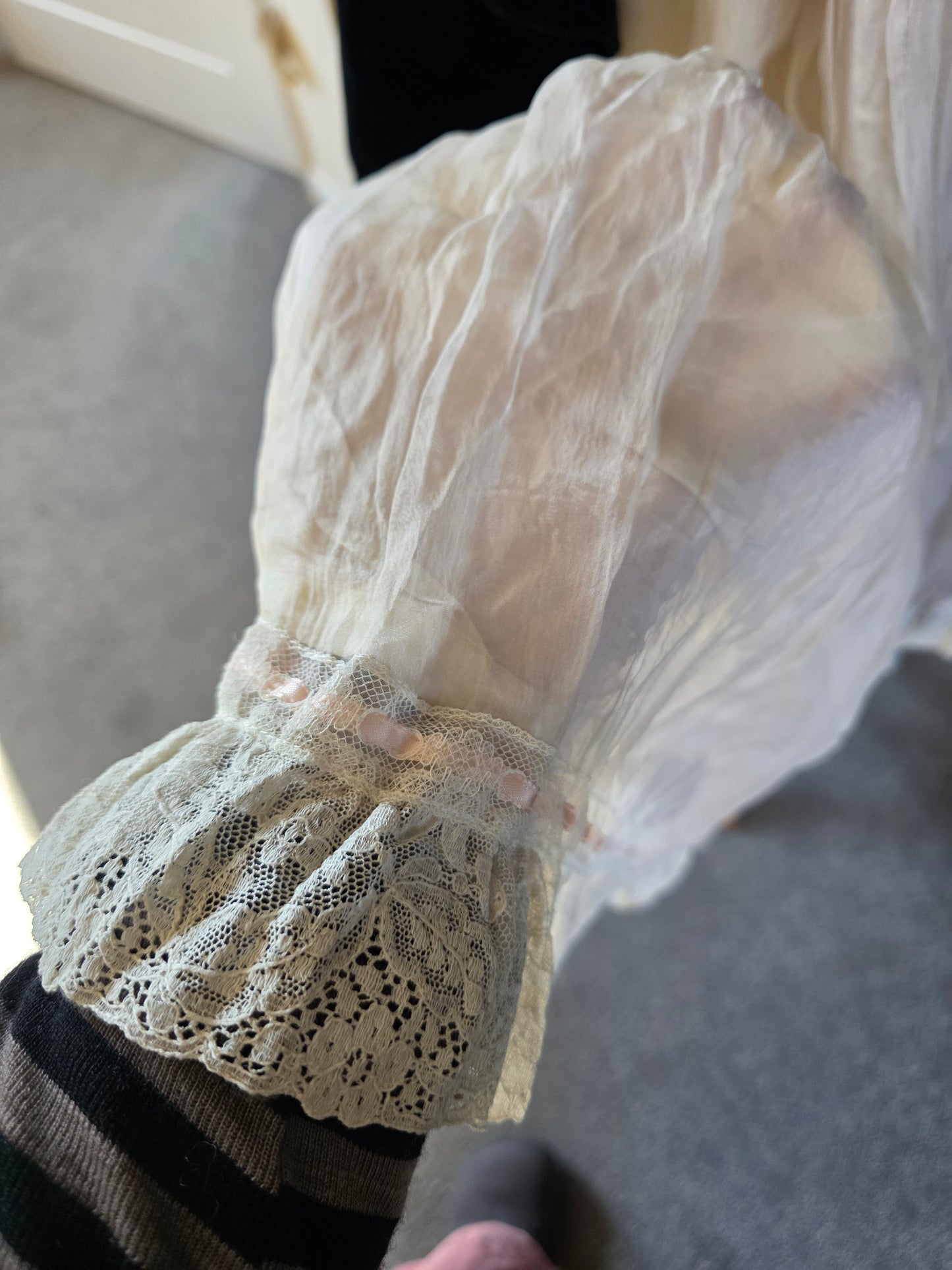 Preloved Vintage 70s Velvet Dress UK16-18