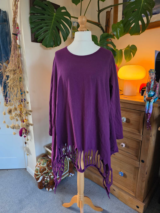 Preloved soft cotton top UK16-22