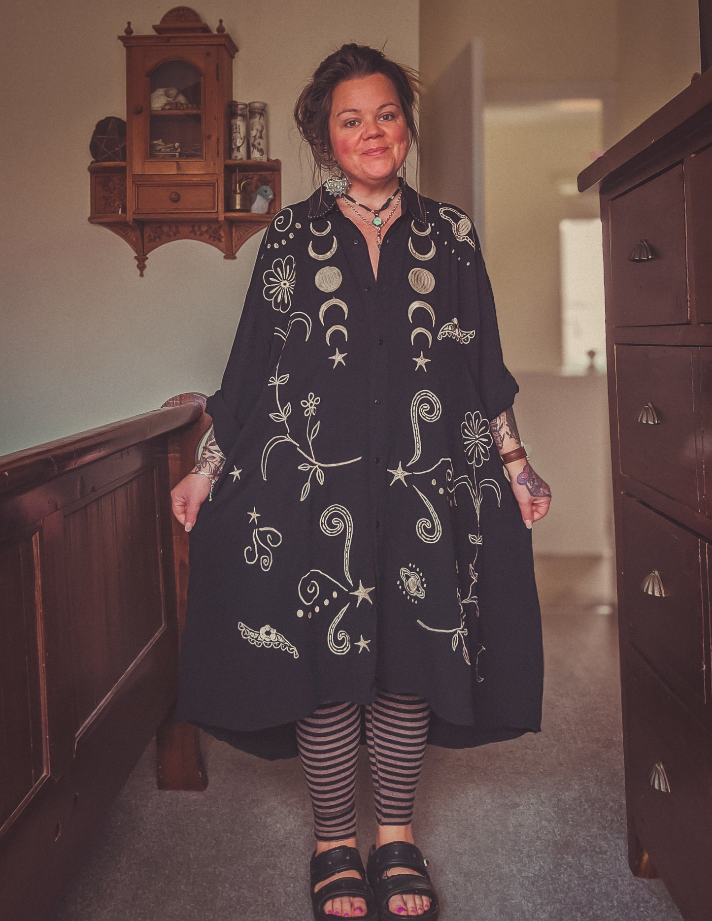 Moon Magic Shirt Dress