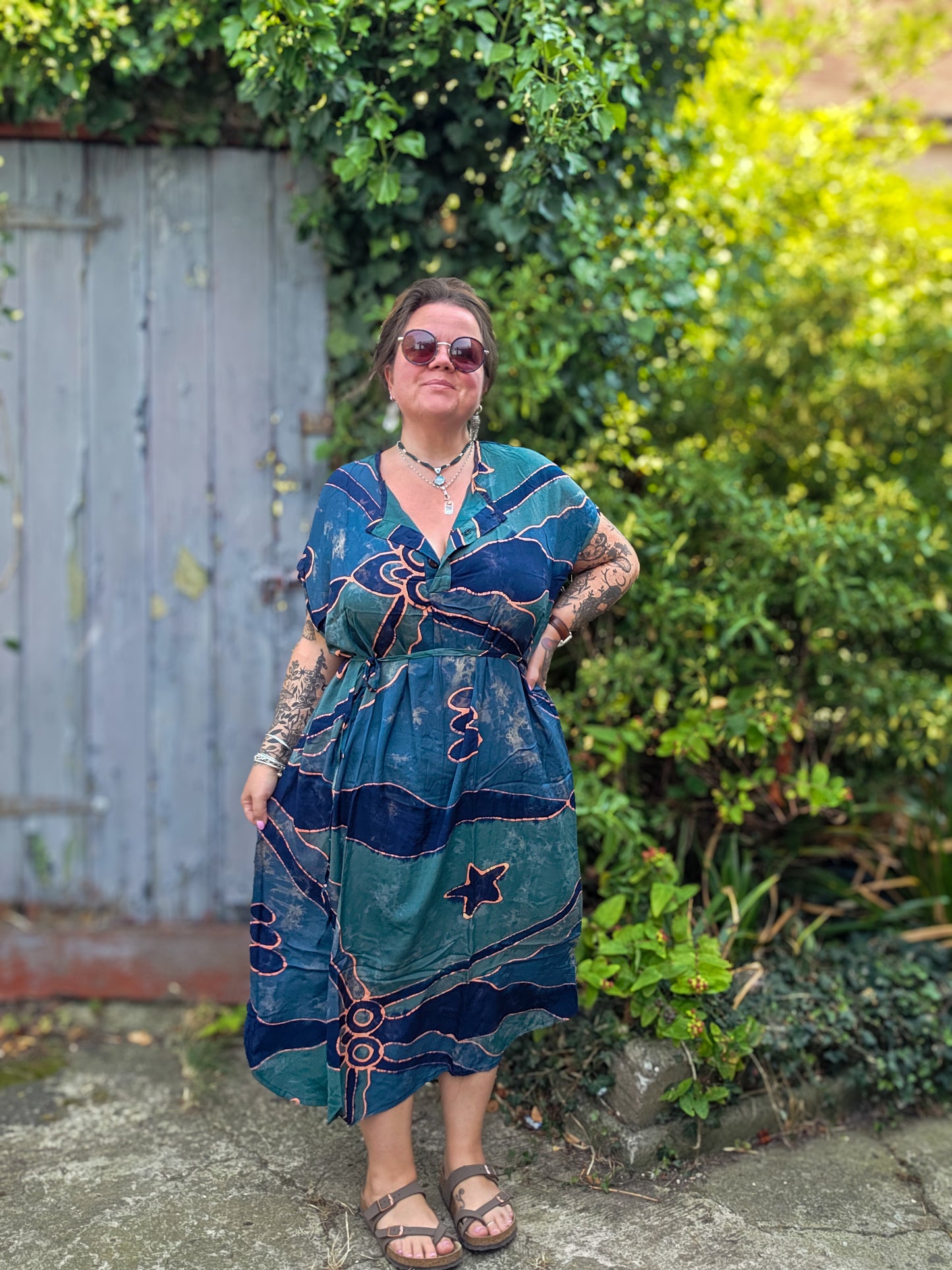 90s Style Oval Dress