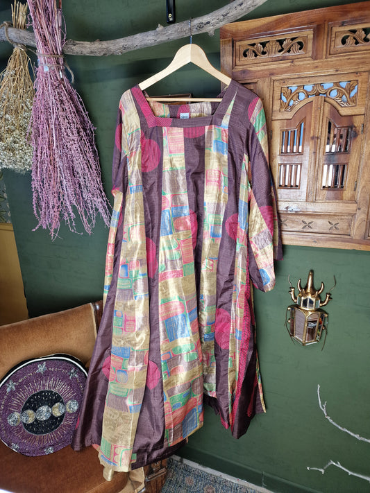 Recycled Silk Sari Dress