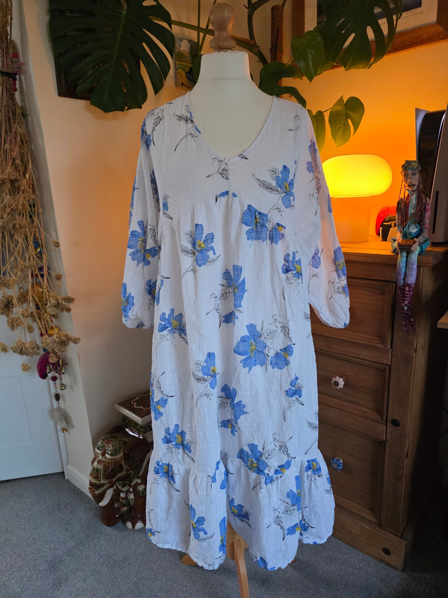 Preloved Spring Dress UK16-20