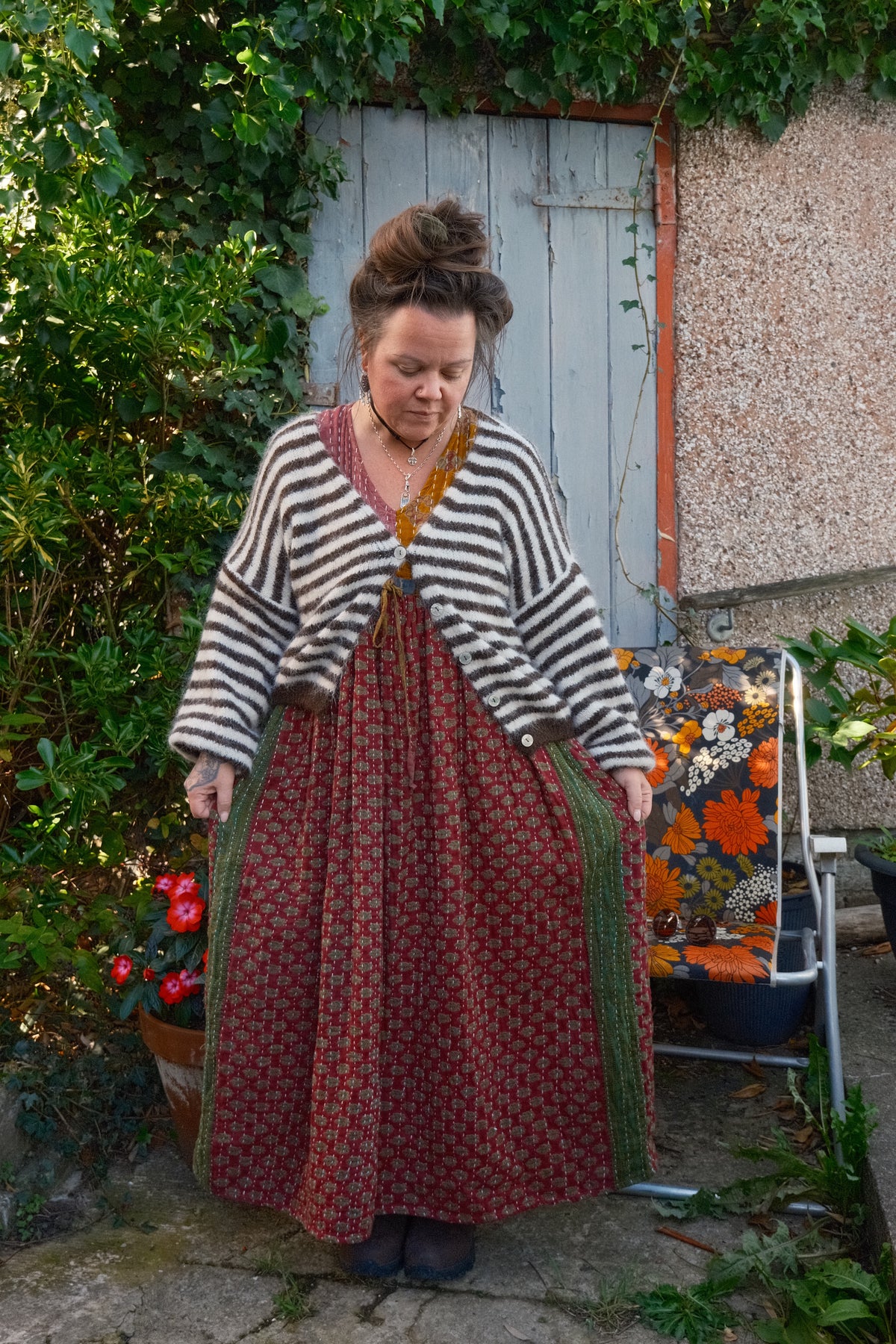 Overdyed Kantha Dress
