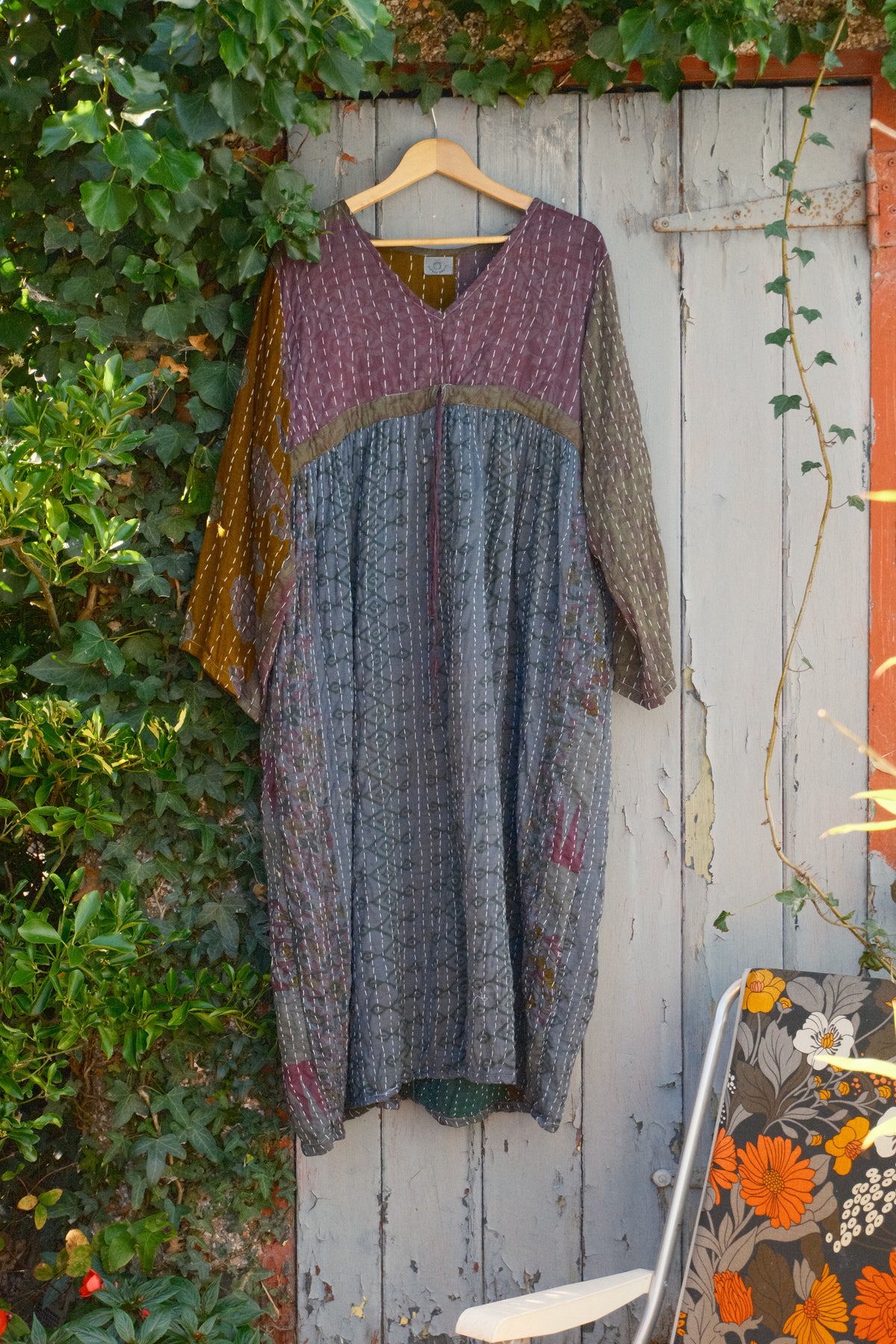 Overdyed Kantha Dress