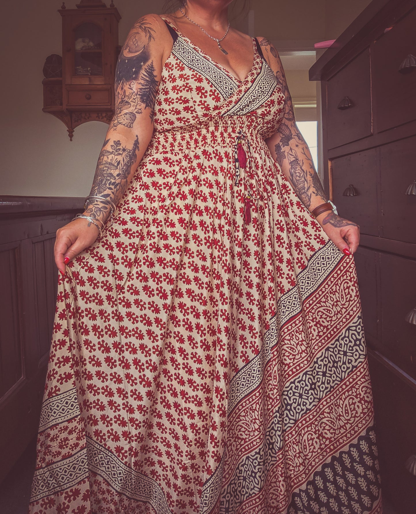 Blockprint Style Maxi