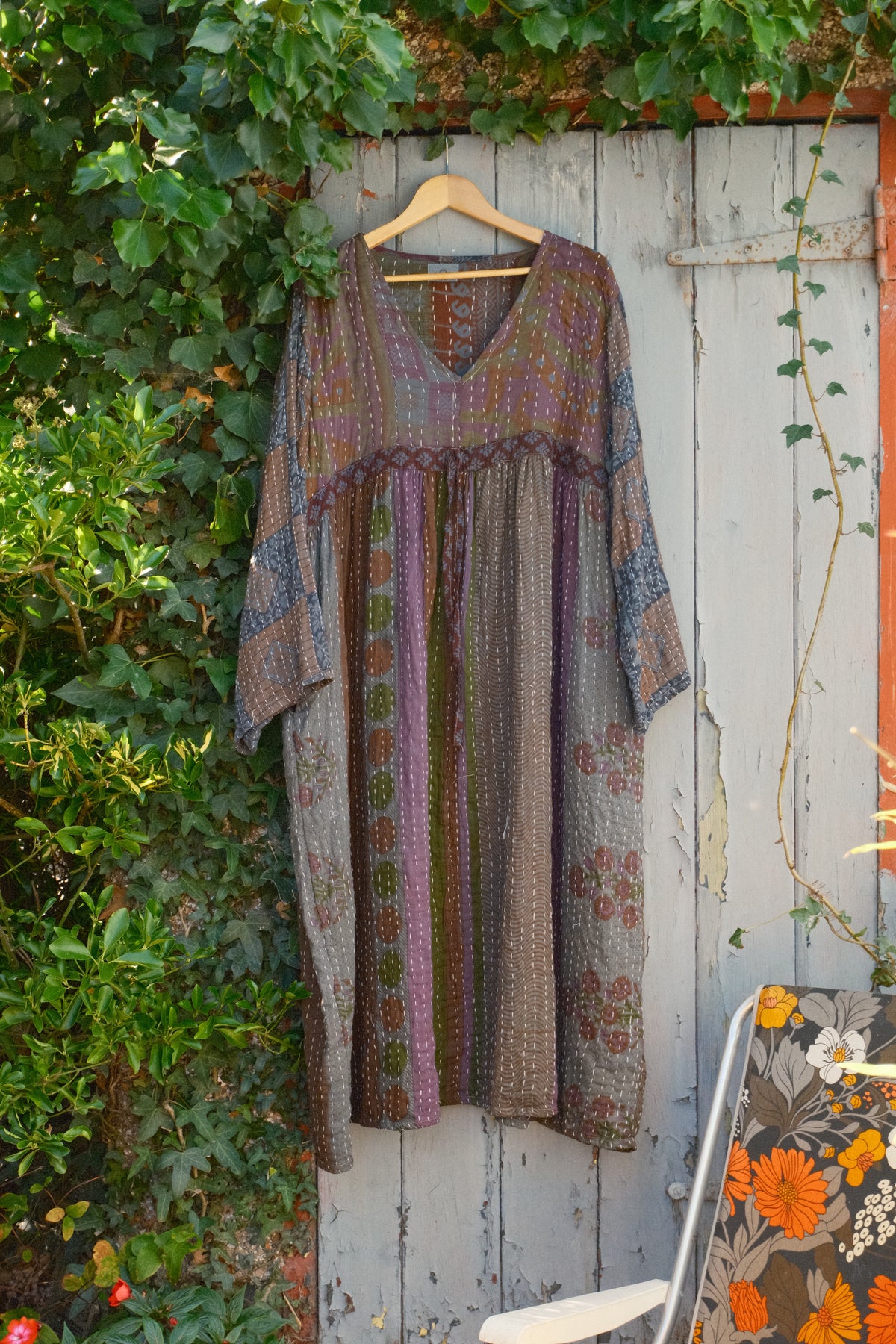Overdyed Kantha Dress