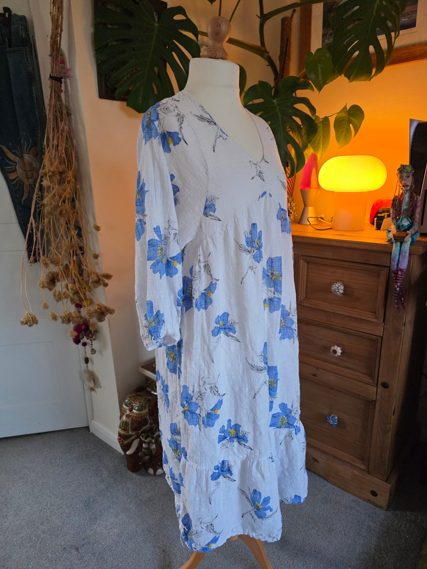 Preloved Spring Dress UK16-20
