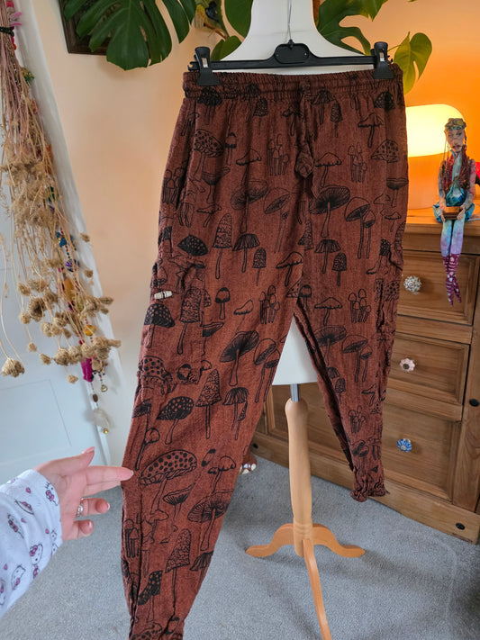 Preloved Mushroom Trousers UK10-18