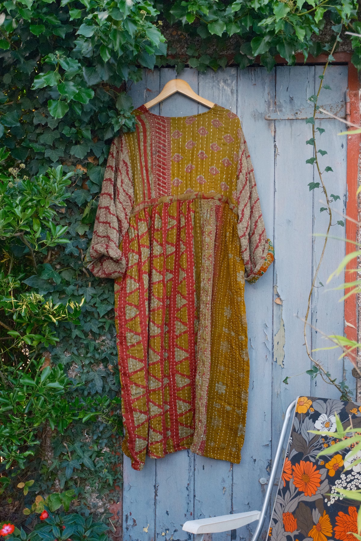 Overdyed Kantha Dress