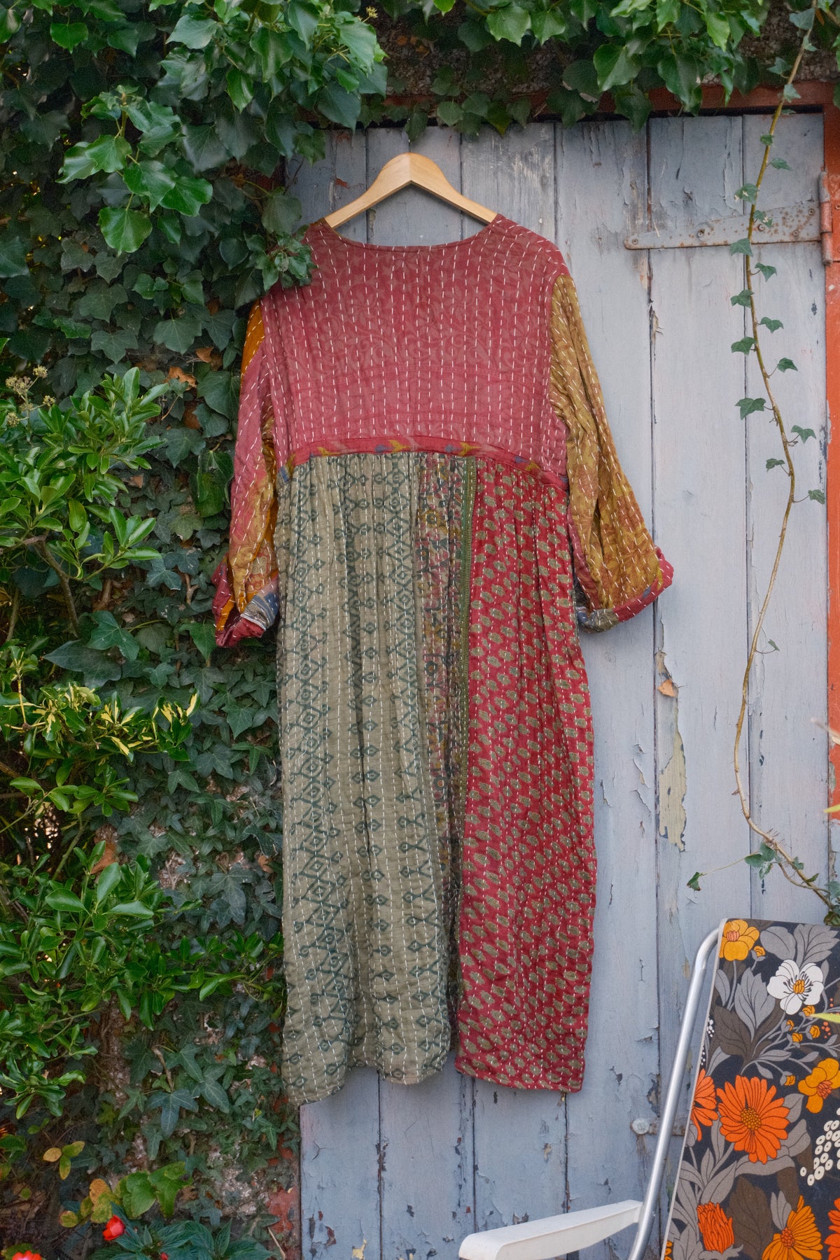Overdyed Kantha Dress