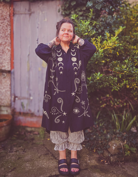 Moon Magic Shirt Dress