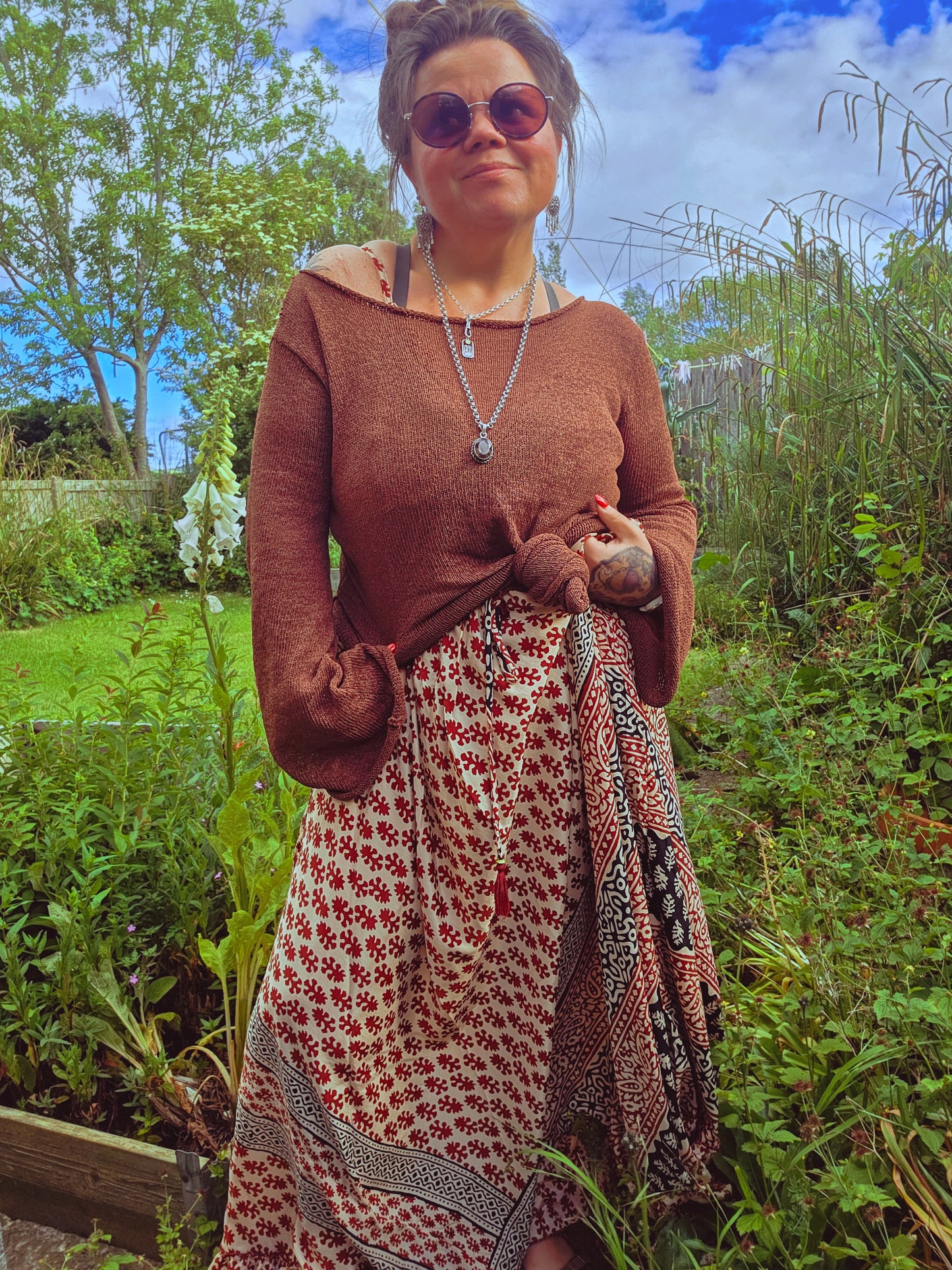 Blockprint Style Maxi