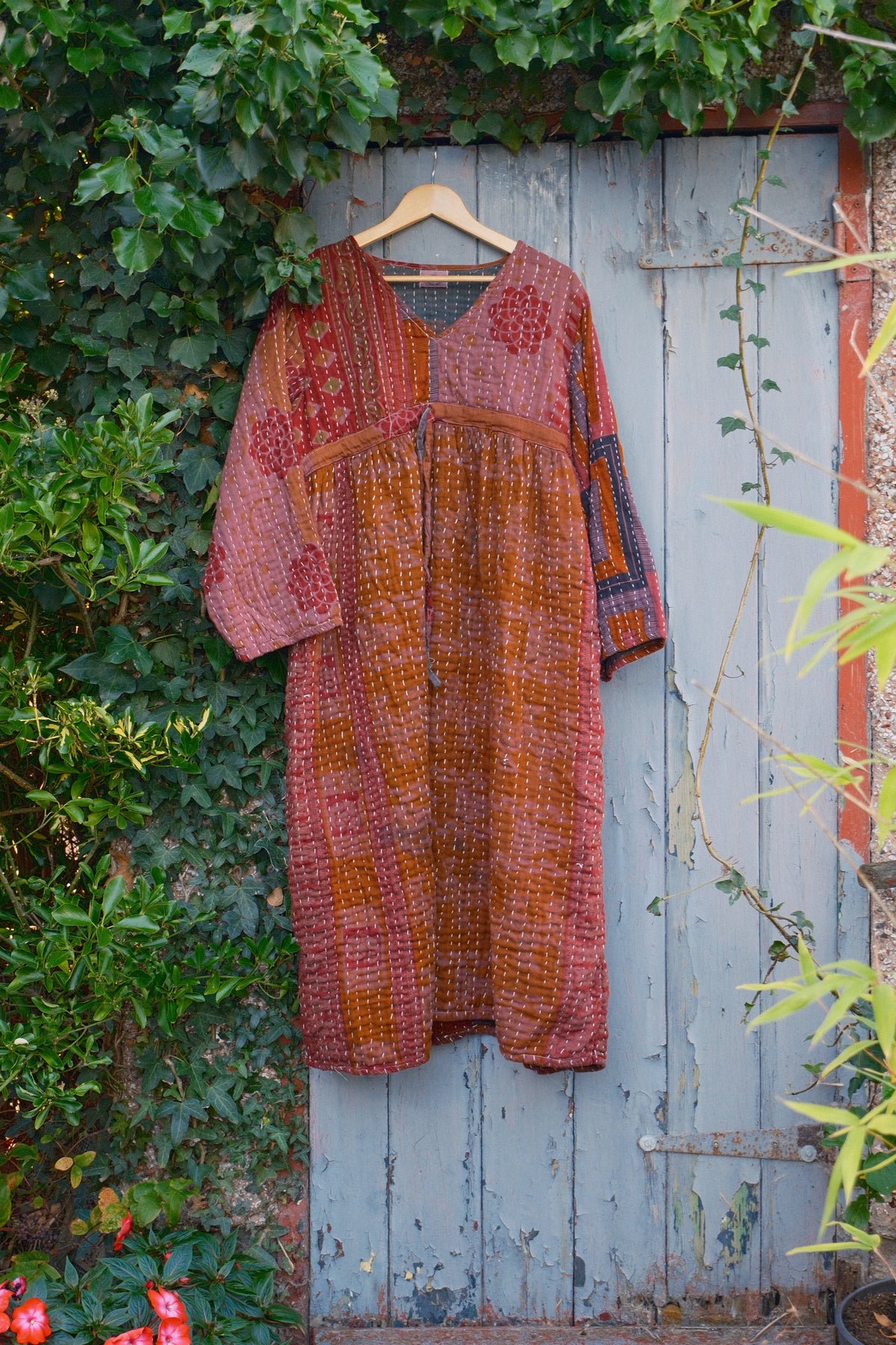 Overdyed Kantha Dress