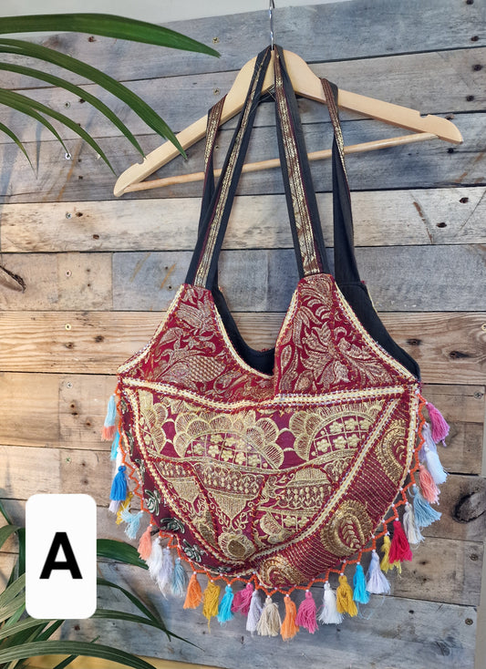 Indian patchwork bags