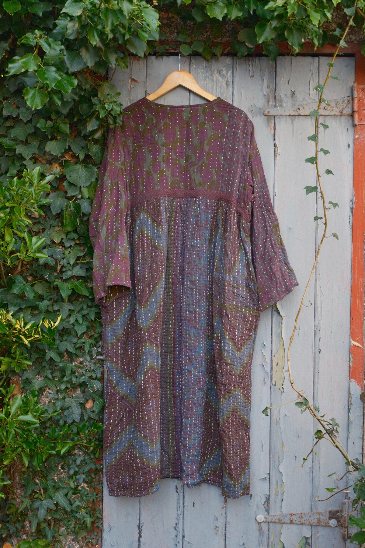 Overdyed Kantha Dress