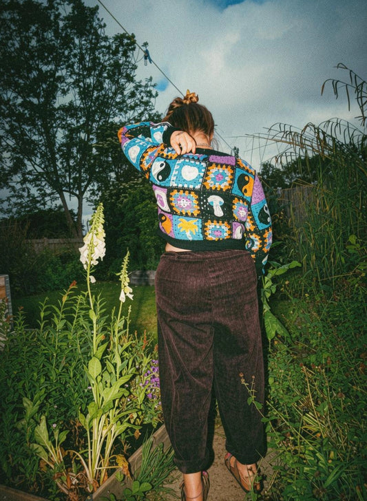 Crochet Retro Cardigan