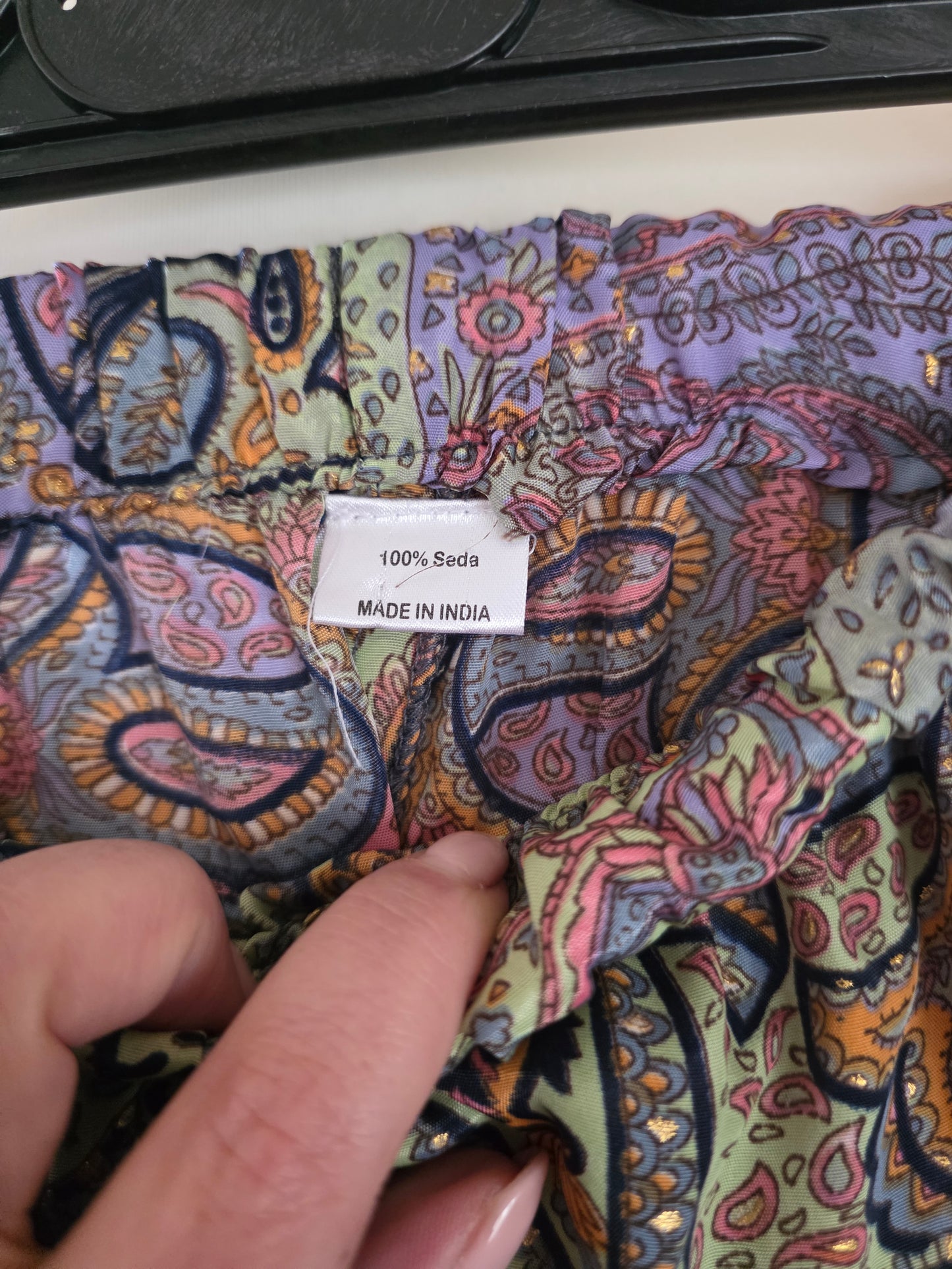 Preloved Faulty Silk Trousers UK10-16