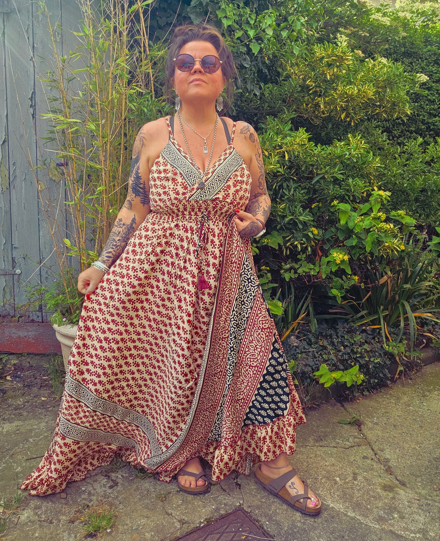 Blockprint Style Maxi
