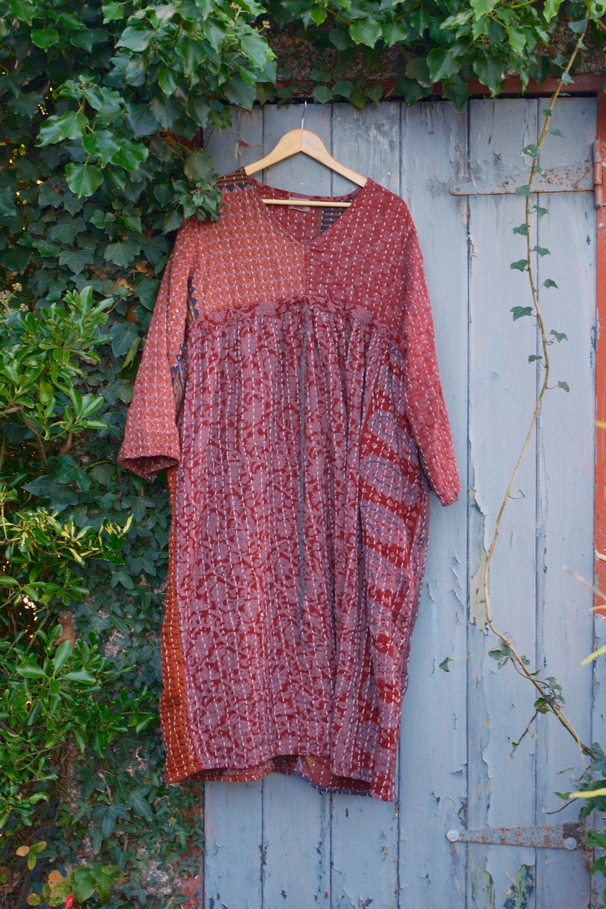 Overdyed Kantha Dress