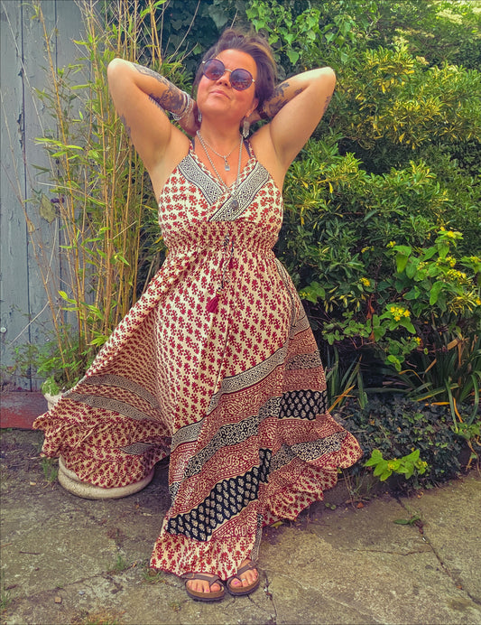 Blockprint Style Maxi