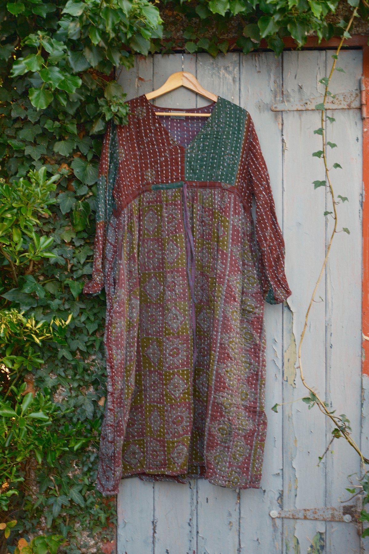 Overdyed Kantha Dress