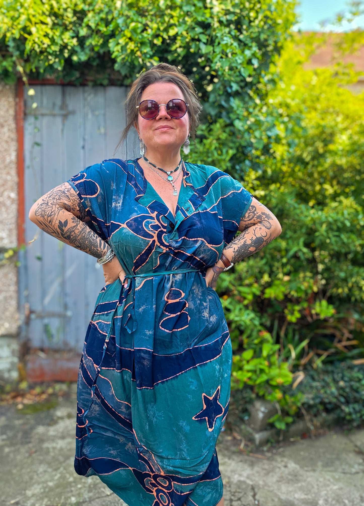 90s Style Oval Dress