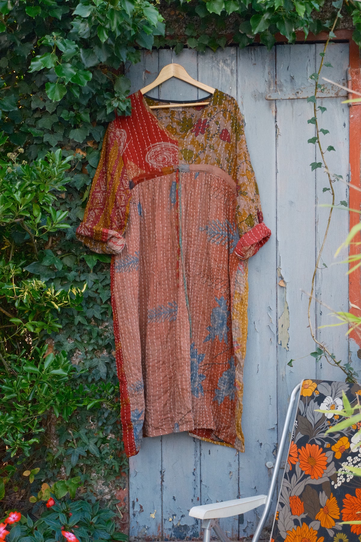 Overdyed Kantha Dress