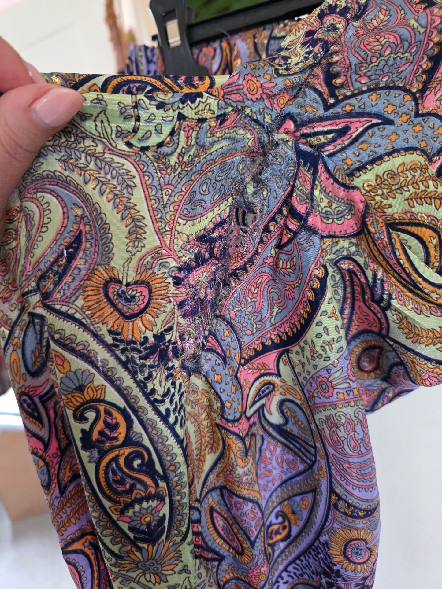 Preloved Faulty Silk Trousers UK10-16