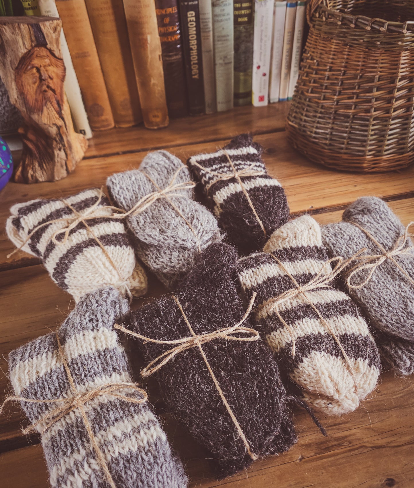 Hand Woven Wool Sockies