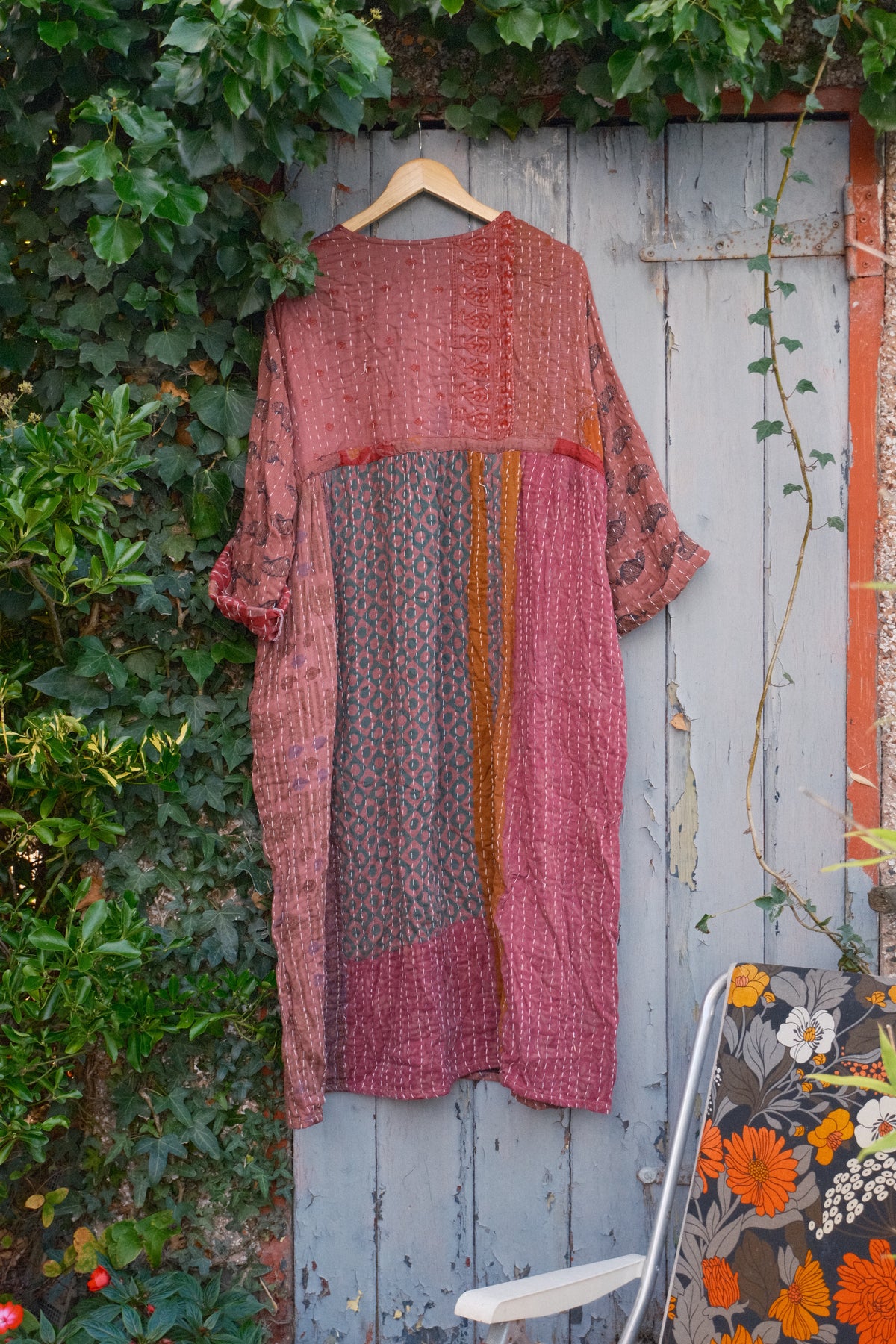 Overdyed Kantha Dress