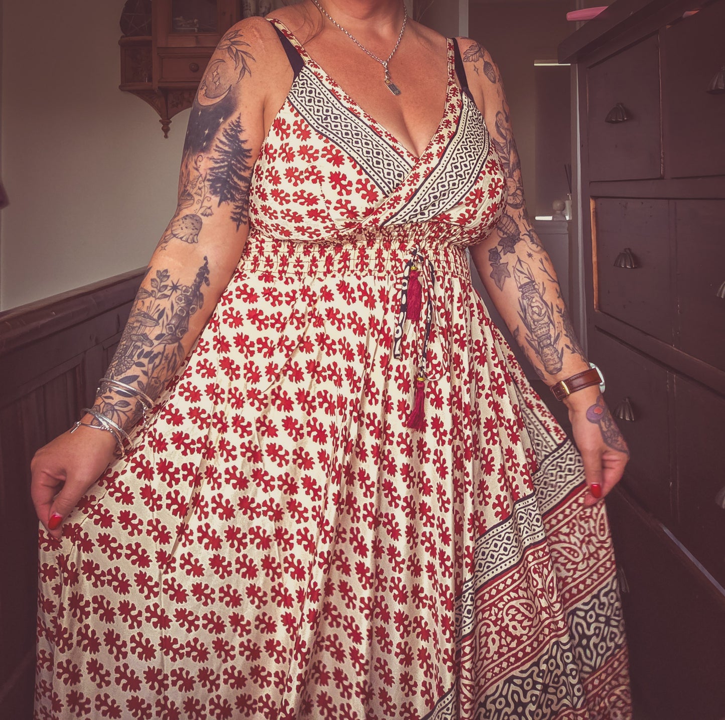 Blockprint Style Maxi